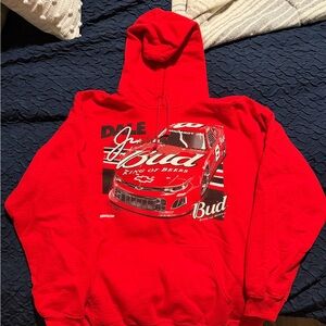 Dale Jr Budweiser Late Model Stock Car Hoodie XL